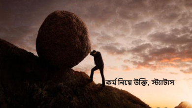 কর্ম নিয়ে উক্তি, স্ট্যাটাস