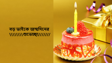 বড় ভাইকে জন্মদিনের শুভেচ্ছা