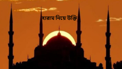 হারাম নিয়ে উক্তি