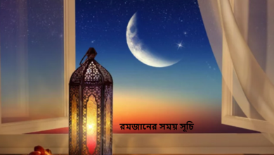 রমজানের সময় সূচি