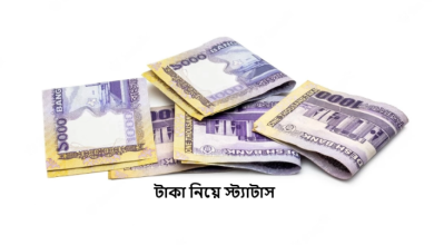 টাকা নিয়ে স্ট্যাটাস