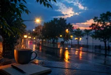 বৃষ্টি ভেজা সন্ধ্যা নিয়ে বাংলা ক্যাপশন.png